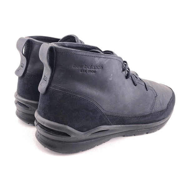 New Balance 3020 Black Leather Athletic Chukka Boots 14 EE main image 8